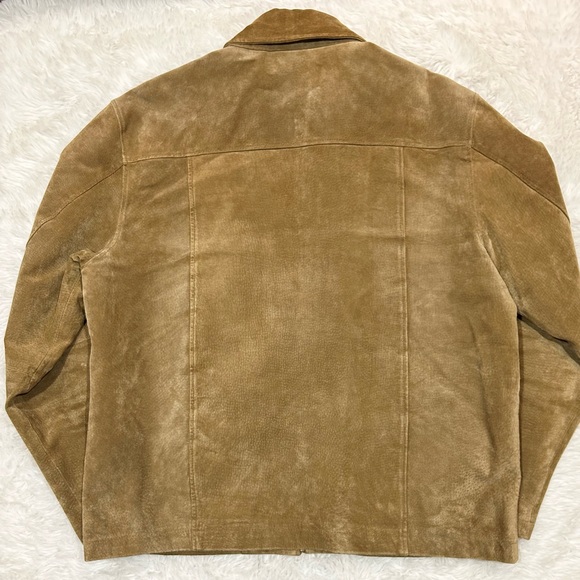 Claiborne Tan Suede Jacket - Picture 3 of 15